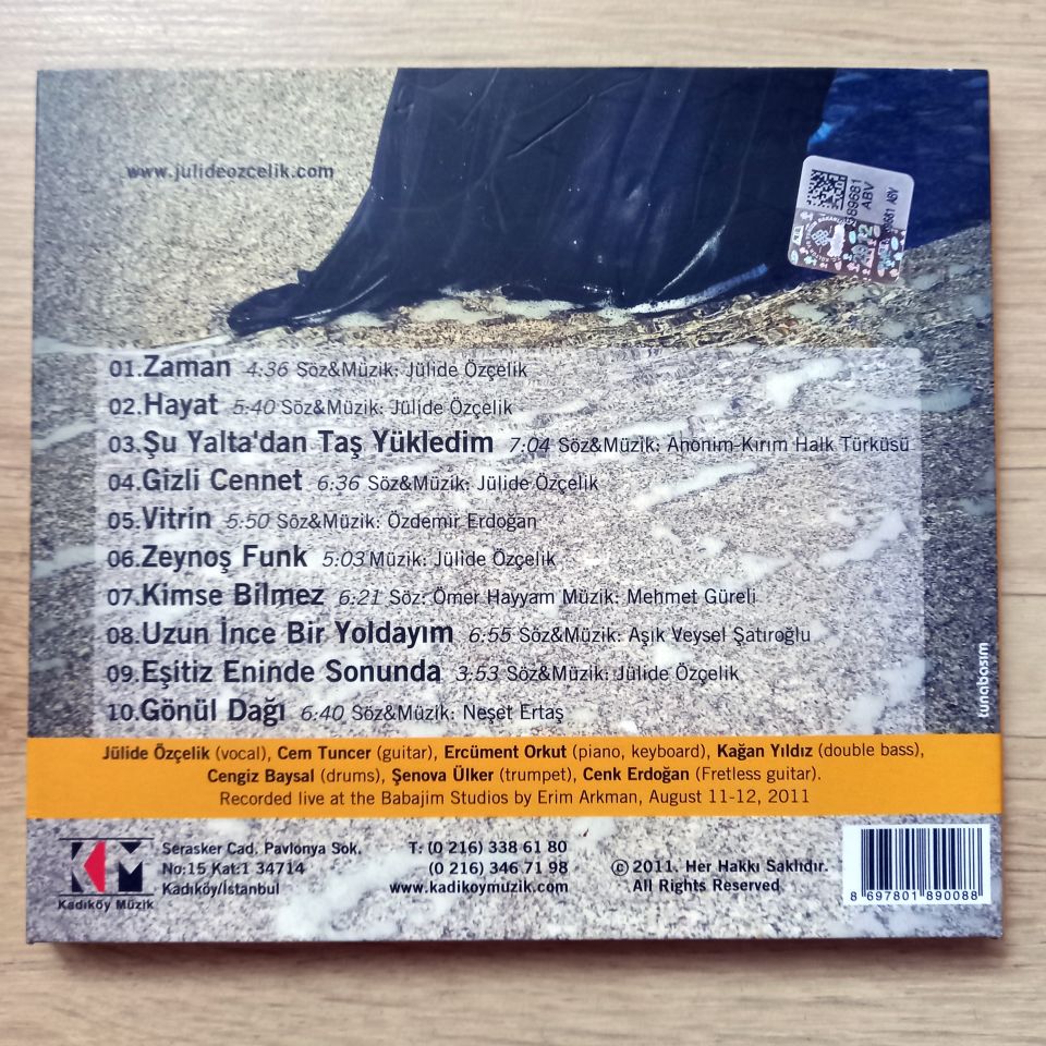 JÜLİDE ÖZÇELİK – JAZZ İSTANBUL VOLUME 2 (2011) - CD 2.EL