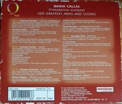 MARIA CALLAS - PRIMADONNA ASSOLUTA! [1923-1977] QUADROMANIA (2004) MEMBRAN 4CD 2.EL