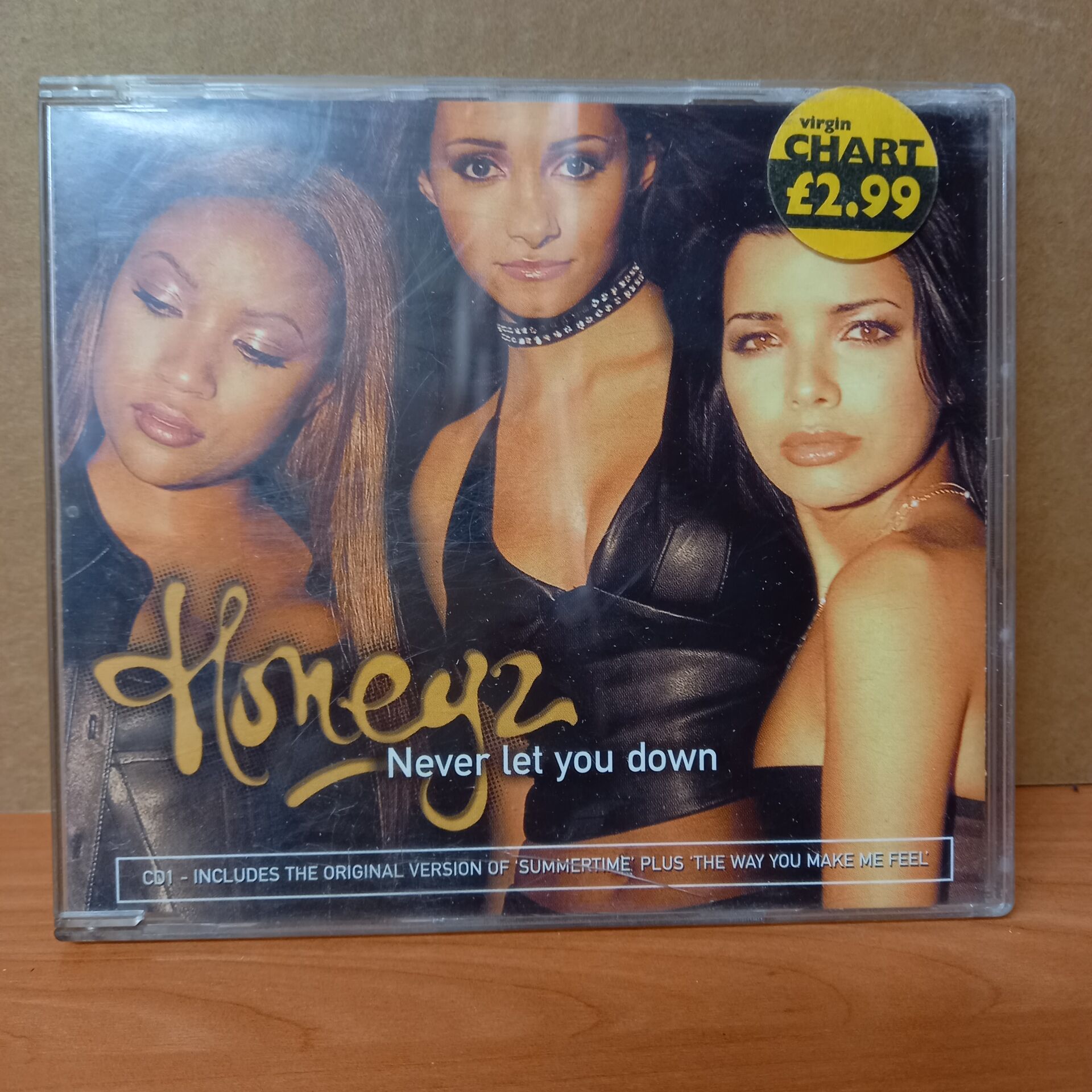 HONEYZ - NEVER LET YOU DOWN (1999) - CD SINGLE 2.EL