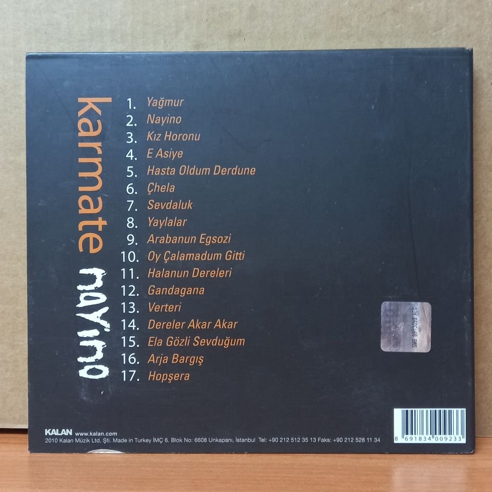 KARMATE - NAYİNO (2010) - CD 2.EL