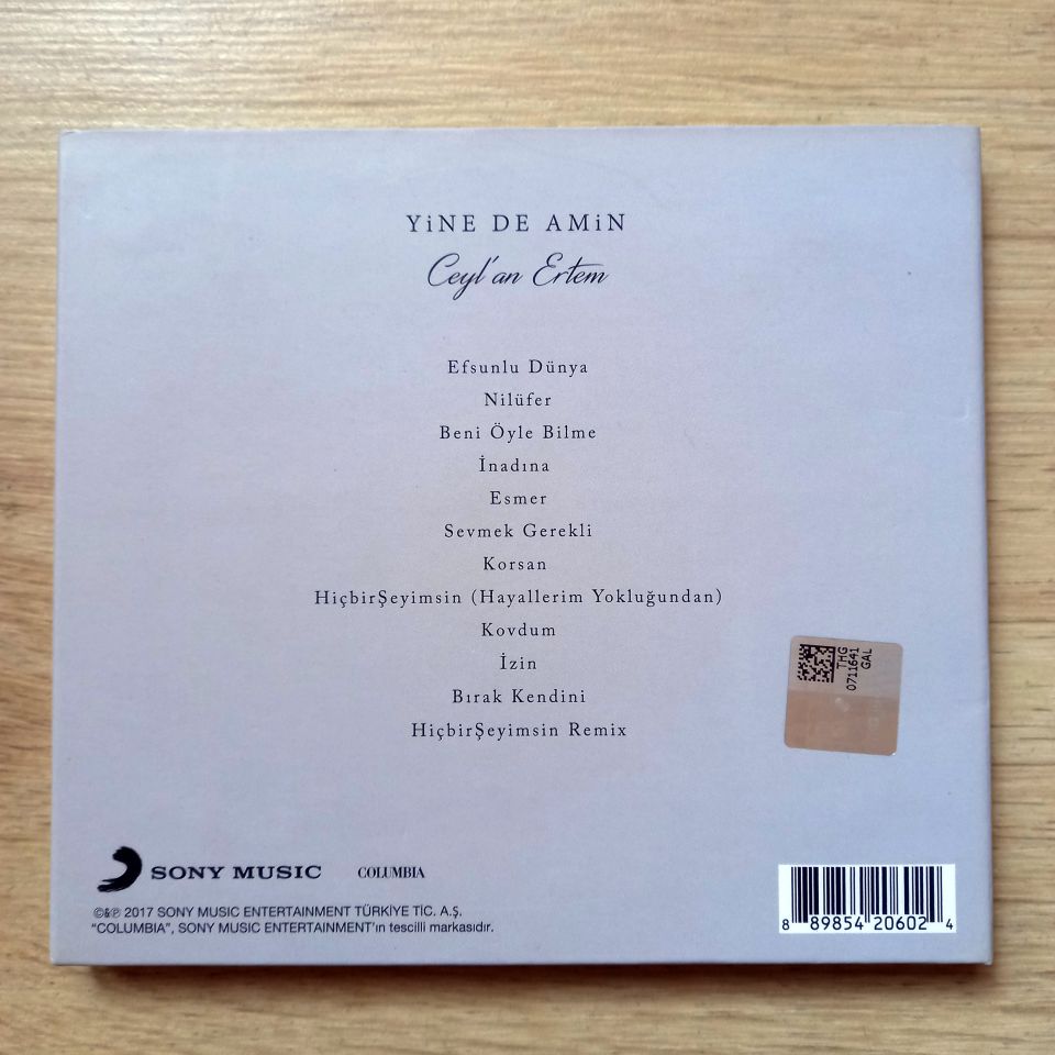 CEYLAN ERTEM – YİNE DE AMİN (2017) - CD 2.EL