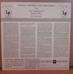 ART LINKLETTER - HOWL, BONERS AND SCHOCKERS - LP 2.EL PLAK