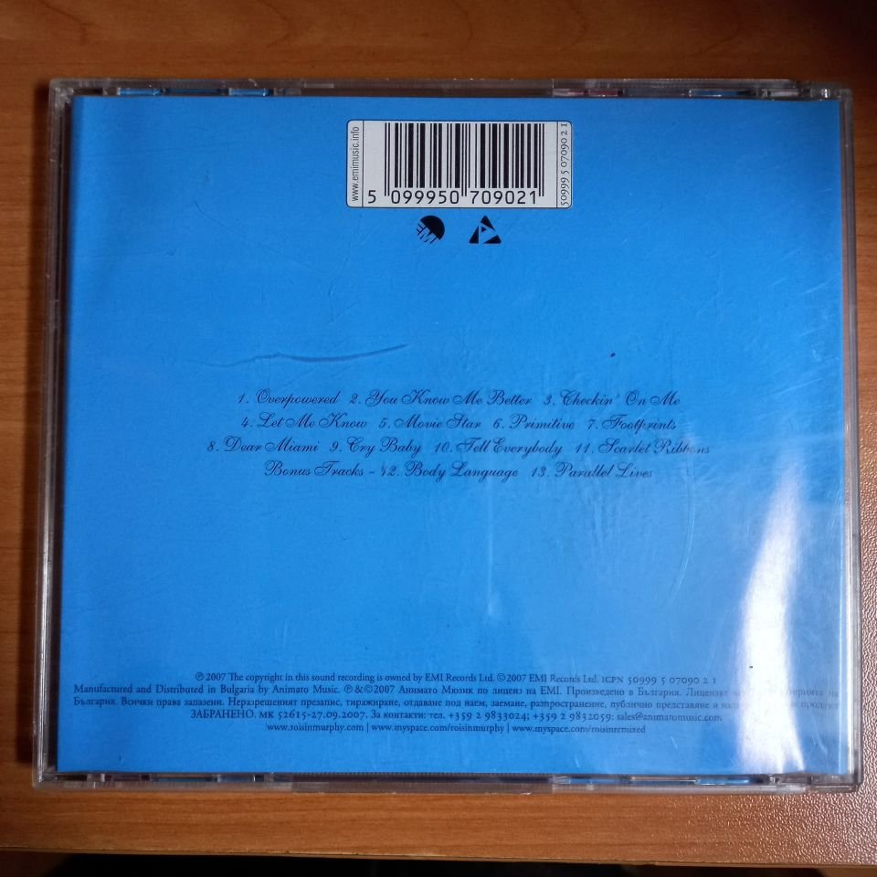ROISIN MURPHY – OVERPOWERED (2007) - CD 2.EL