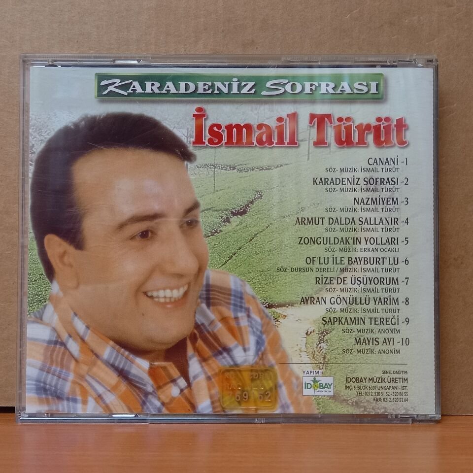 İSMAİL TÜRÜT - KARADENİZ SOFRASI (1998) - CD 2.EL
