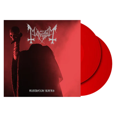 MAYHEM - DAEMONIC RITES / LIVE (2023) - 2xLP TRANSPARENT RED VINYL SIFIR PLAK