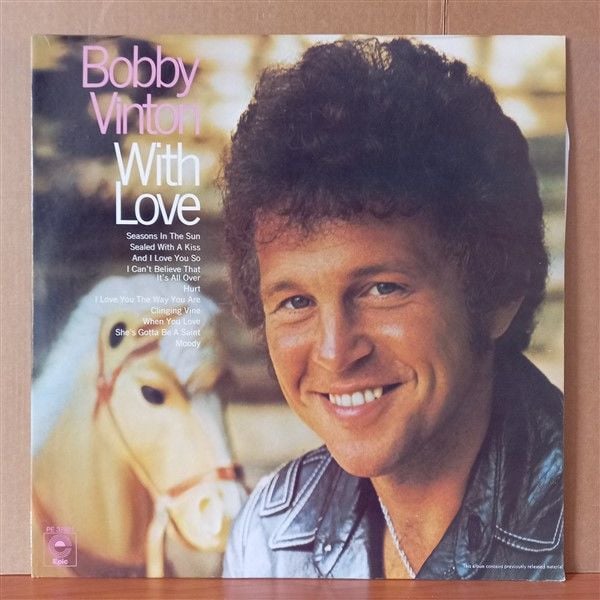 BOBBY VINTON – WITH LOVE (1974) - LP 2.EL PLAK