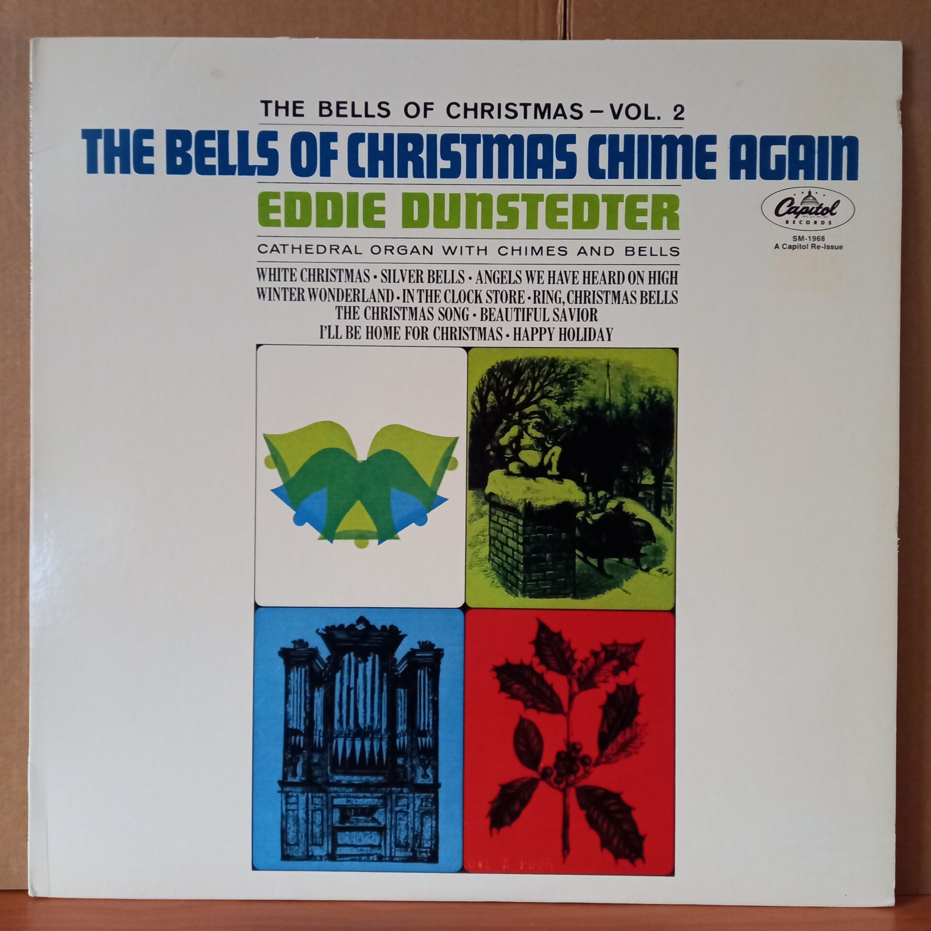 EDDIE DUNSTEDTER – THE BELLS OF CHRISTMAS - VOL. 2 - THE BELLS OF CHRISTMAS CHIME AGAIN - LP 2.EL PLAK