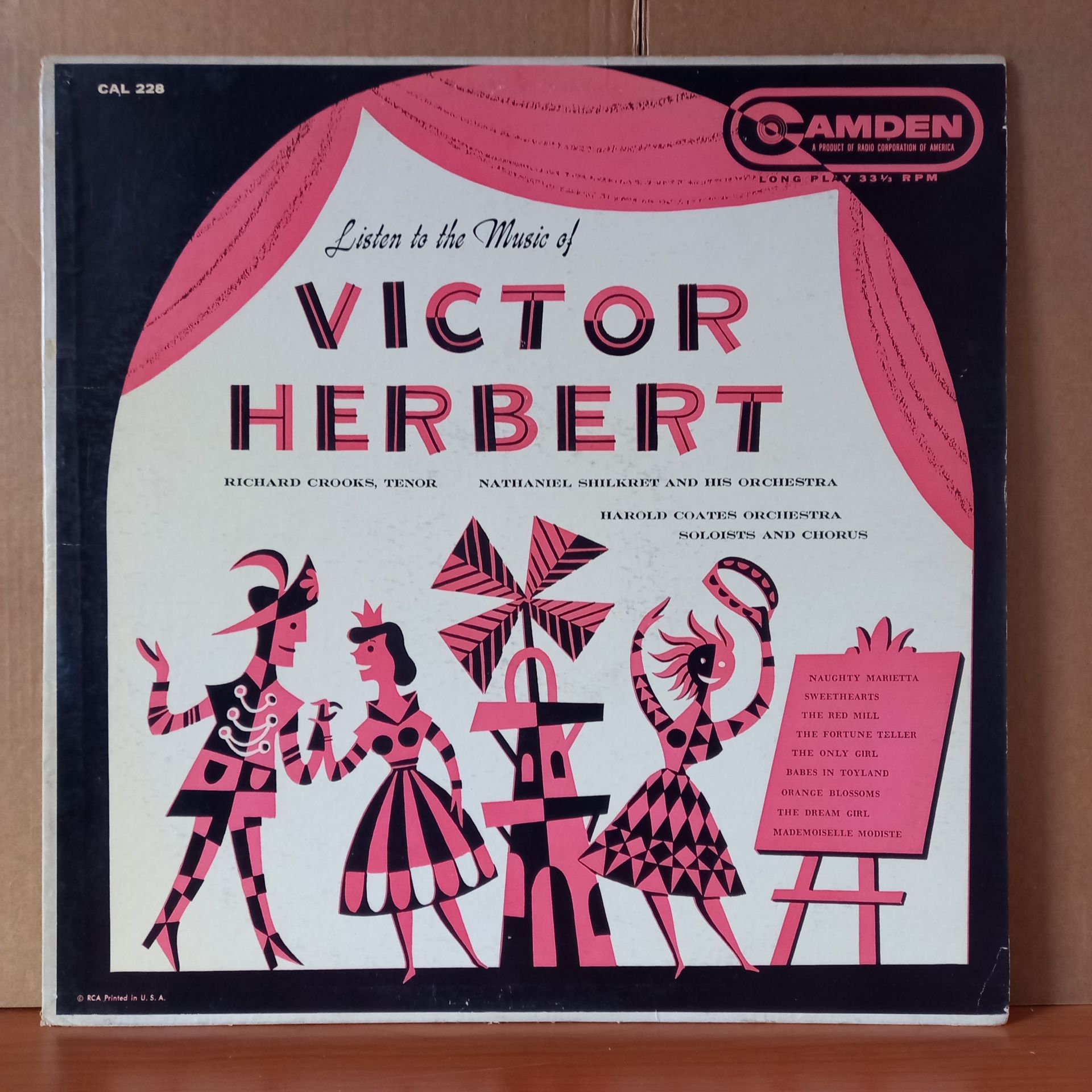 THE MUSIC OF VICTOR HERBERT / RICHARD CROOKS, NATHANIEL SHILKRET AND HIS ORCHESTRA, AL GOODMAN AND HIS ORCHESTRA AND CHORUS (1956) - LP 2.EL PLAK