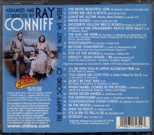 RAY CONNIFF – THE WAY WE WERE / THE HAPPY SOUND OF RAY CONNIFF (1974) - CD 2.EL