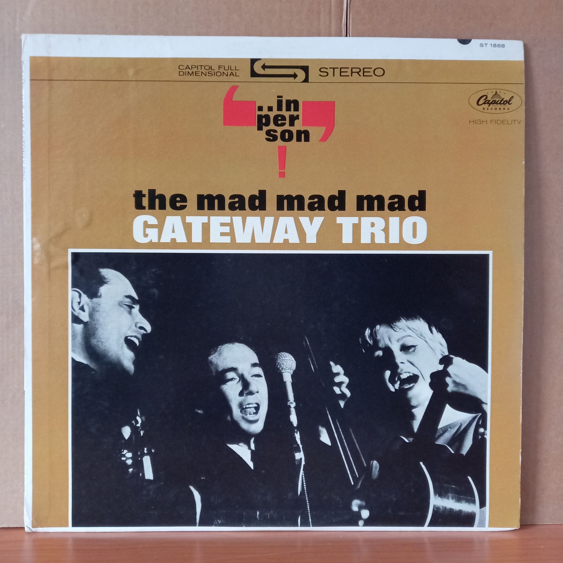 THE GATEWAY TRIO – THE MAD, MAD, MAD (1963) - LP 2.EL PLAK