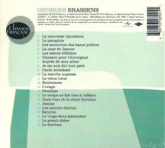 GEORGES BRASSENS - CHANSON FRANCAISE SERIES (2010) - CD COMPILATION DIGIPACK SIFIR