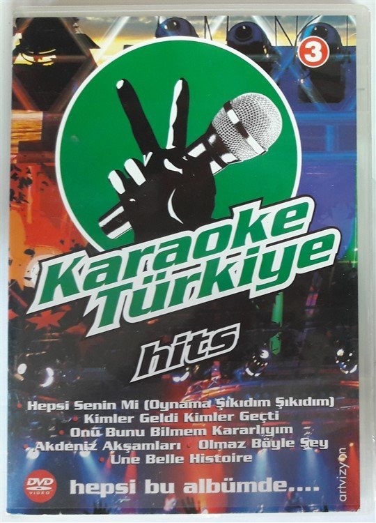 KARAOKE TÜRKİYE HITS - DVD 2.EL