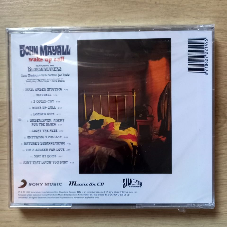 JOHN MAYALL – WAKE UP CALL (1993) - CD 2014 REISSUE ALBUM AMBALAJINDA SIFIR