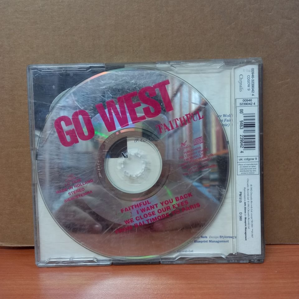 GO WEST - FAITHFUL (1992) - CD SINGLE 2. EL