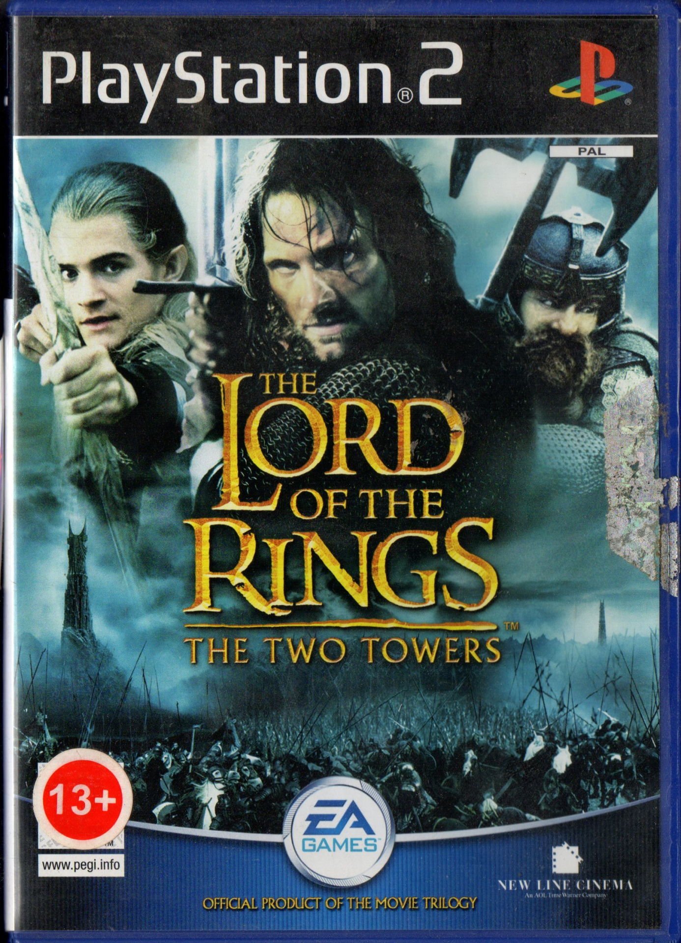 THE LORD OF THE RINGS - THE TWO TOWERS - PS2 PLAYSTATION 2 OYUNU 2.EL