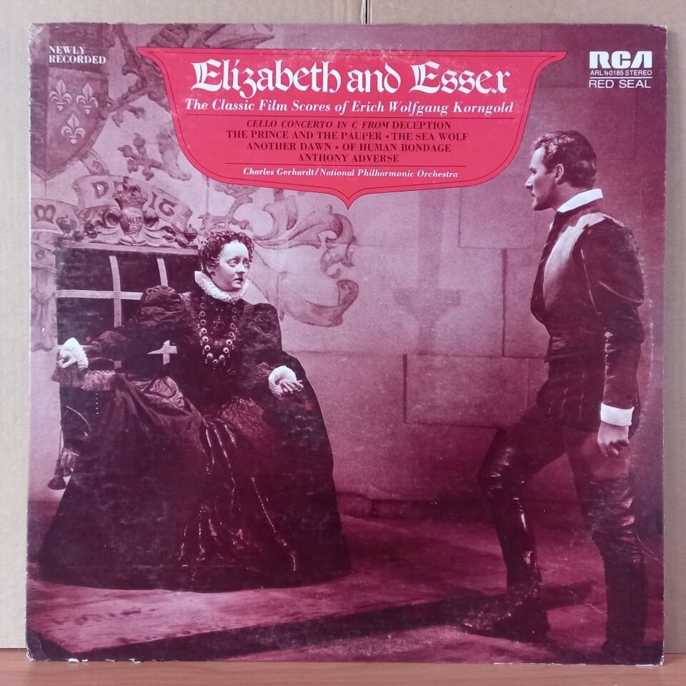 ELIZABETH AND ESSEX (THE CLASSIC FILM SCORES OF ERICH WOLFGANG KORNGOLD) / ERICH WOLFGANG KORNGOLD - CHARLES GERHARDT / NATIONAL PHILHARMONIC ORCHESTRA (1973) - LP 2.EL PLAK