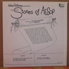 BEST STORIES OF AESOP (1964) - WALT DISNEY - LP PLAK 2.EL
