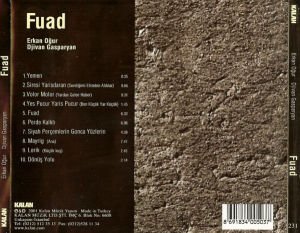 ERKAN OĞUR & DJIVAN GASPARYAN ‎– FUAD (2001) KALAN MÜZİK CD SIFIR