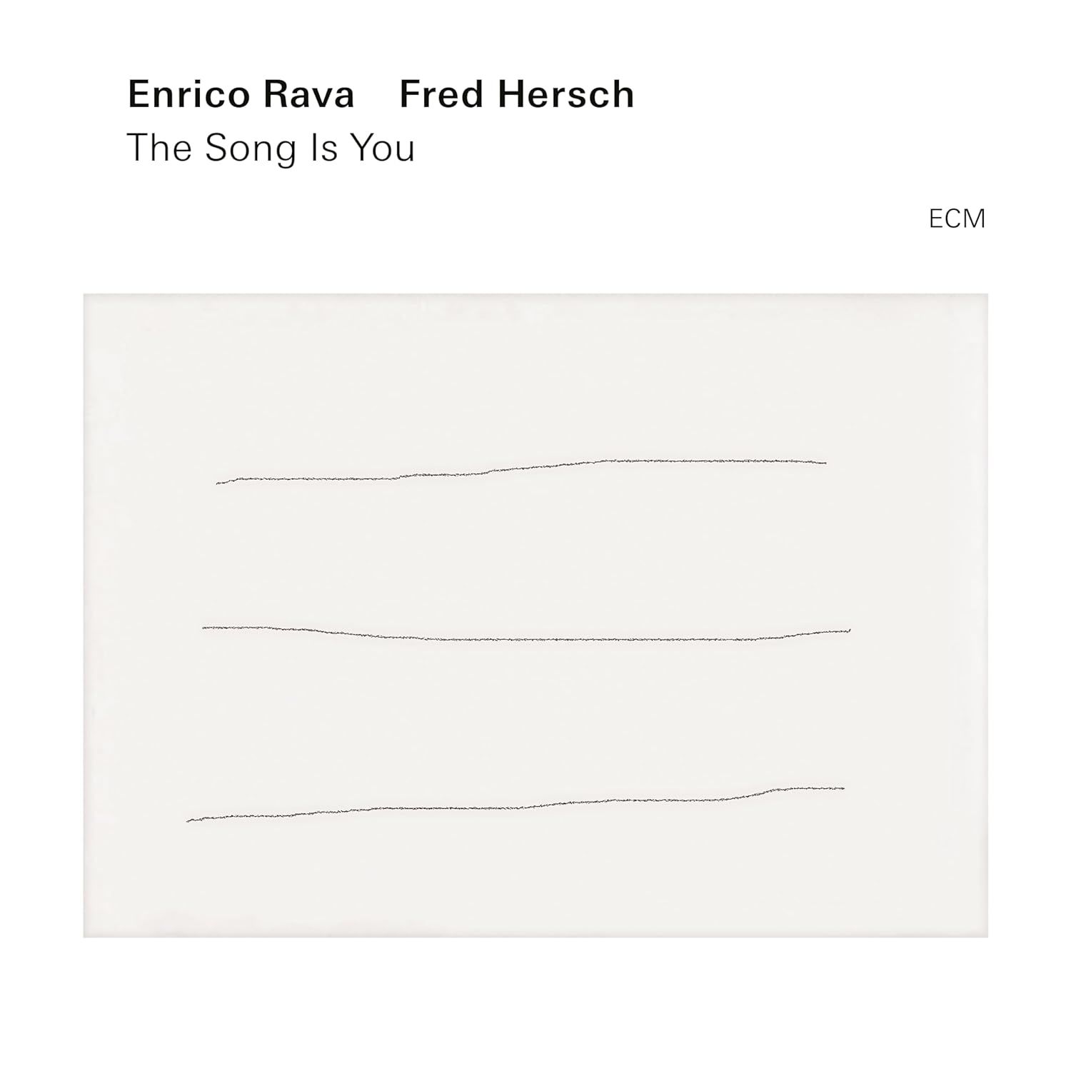 ENRICO RAVA FRED HERSCH - THE SONG IS YOU (2022) - LP ECM RECORDS SIFIR PLAK