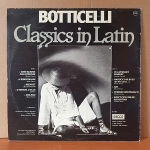 BOTTICELLI - CLASSICS IN LATIN - LP YERLİ BASKI 2.EL PLAK