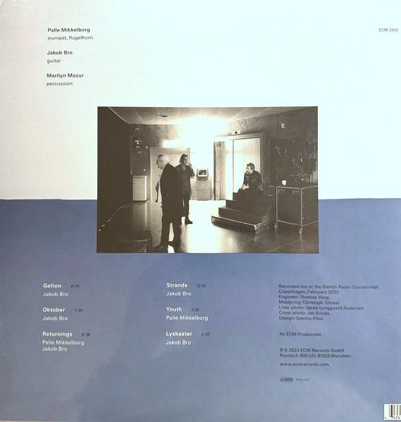 PALLE MIKKELBORG JAKOB BRO MARILYN MAZUR - STRANDS / LIVE AT THE DANISH RADIO CONCERT HALL (2023) - LP ECM RECORDS SIFIR PLAK