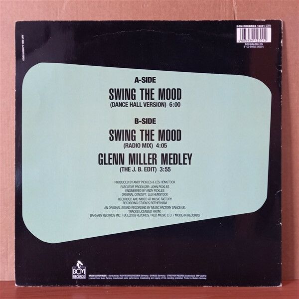 JIVE BUNNY AND THE MASTERMIXERS – SWING THE MOOD (1989) - 12'' 45RPM MAXI SINGLE 2.EL PLAK