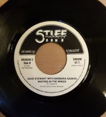 DAVE STEWART & BARBARA GASKIN - IT'S MY PARTY / WAITING IN THE WINDS - 7'' 45 DEVİR 2.EL PLAK