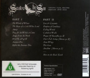 SWALLOW THE SUN – LIVE IN HELSINKI (20 YEARS OF GLOOM, BEAUTY AND DESPAIR) (2022) 2xCD+DVD DIGIPAK AMBALAJINDA SIFIR
