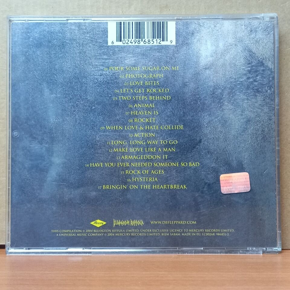 DEF LEPPARD - BEST OF (2004) - CD 2.EL