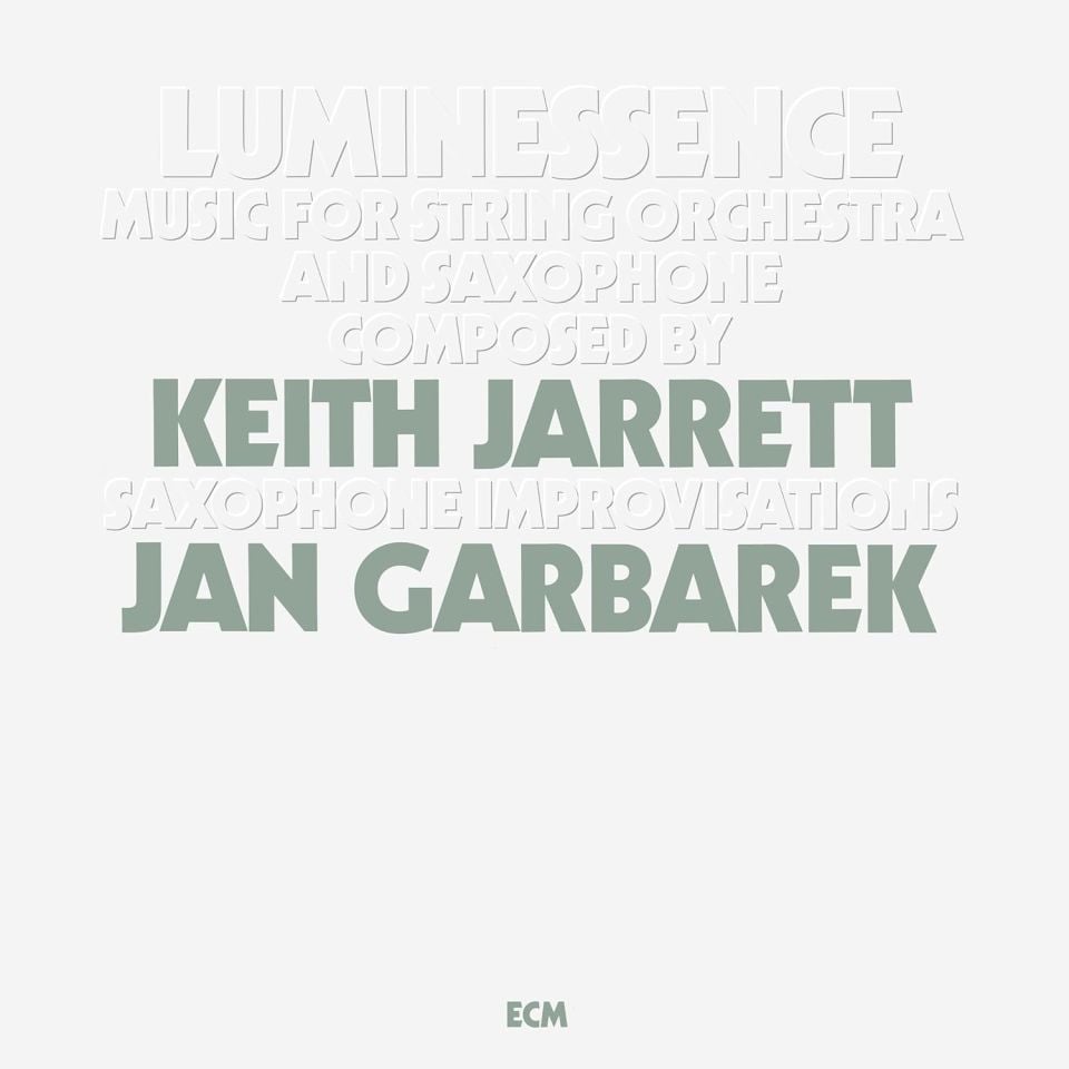 KEITH JARRETT JAN GARBAREK - LUMINESSENCE (1975) - LP 2024 AUDIOPHILE EDITION ECM RECORDS LUMINESSENCE SERIES SIFIR PLAK