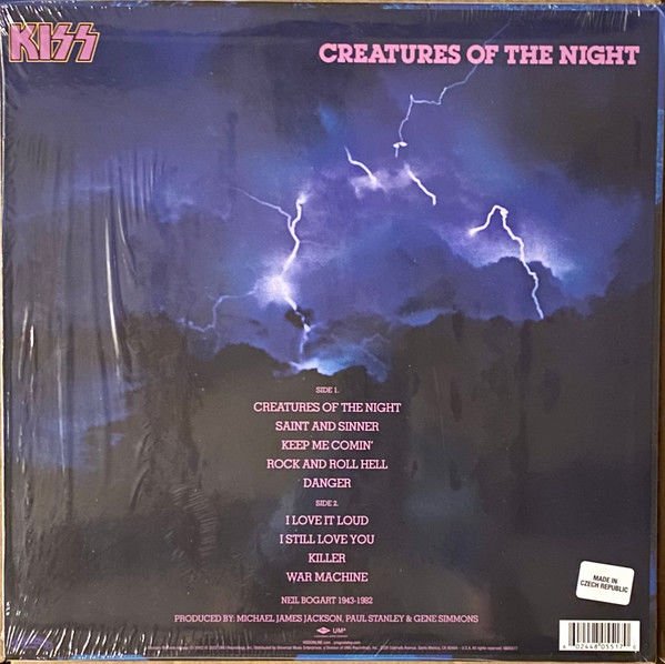 KISS - CREATURES OF THE NIGHT (1982) - LP 180GR 2022 HALF SPEED MASTERING SIFIR PLAK