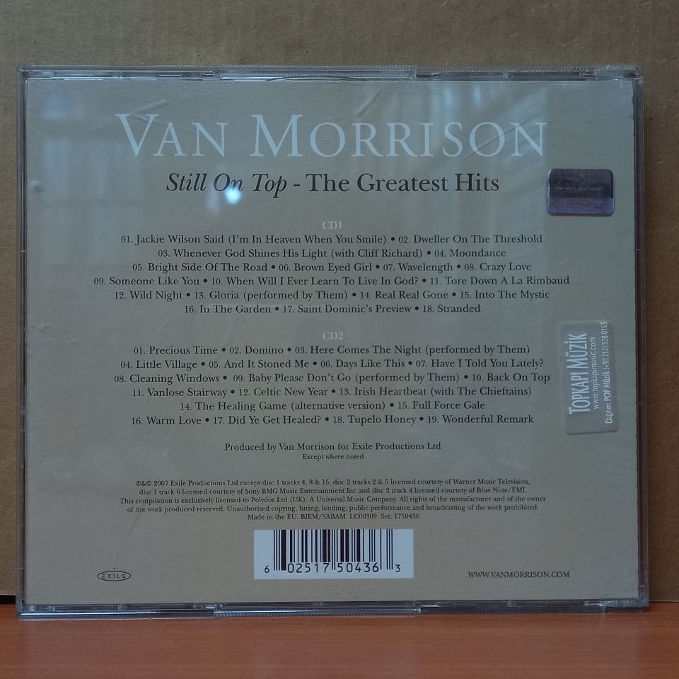 VAN MORRISON - STILL ON TOP / THE GREATEST HITS (2007) - 2CD 2.EL