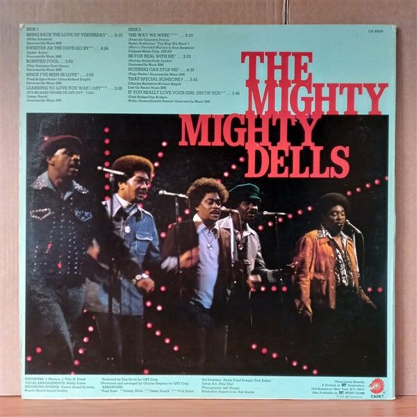 THE DELLS – THE MIGHTY MIGHTY DELLS (1974) - LP 2.EL PLAK