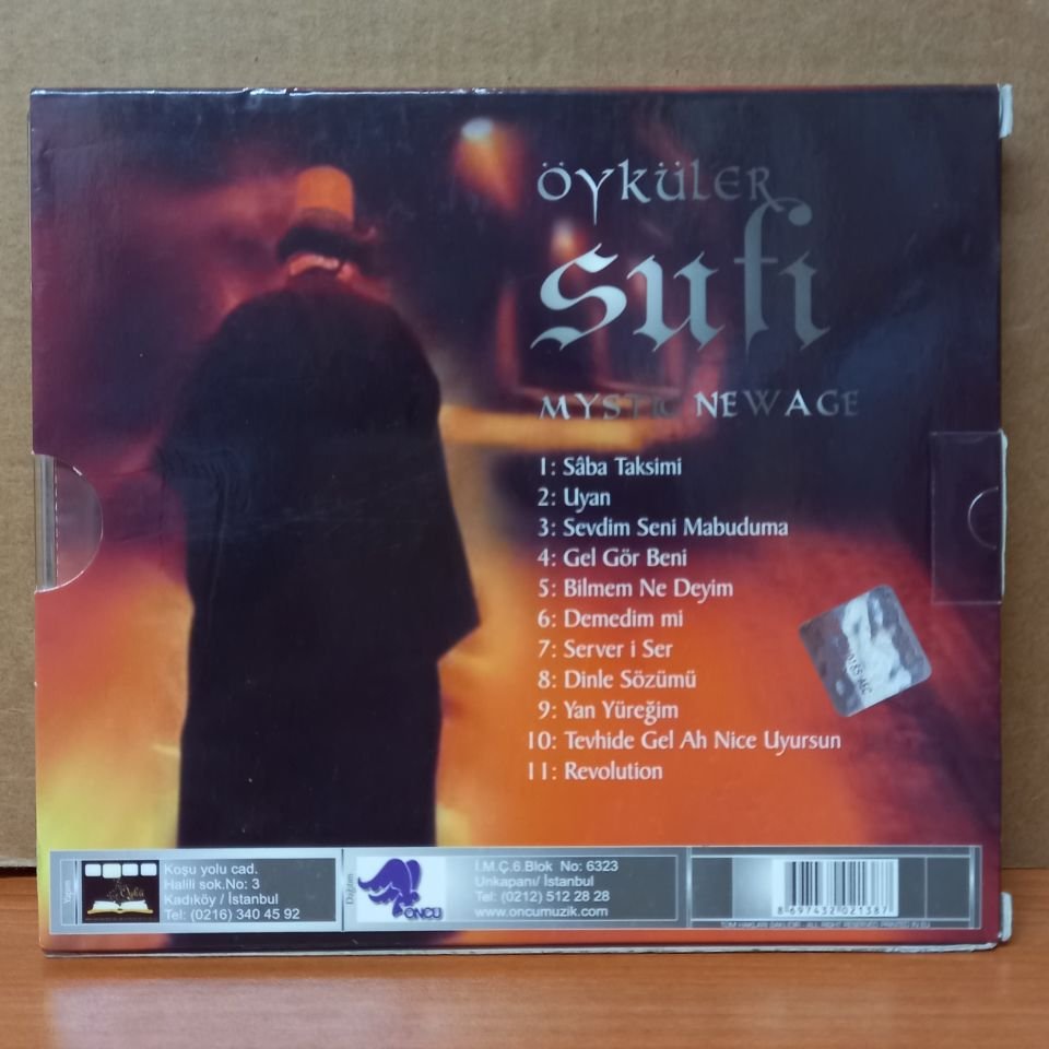 SİNAN KAYABAŞI - SUFİ ÖYKÜLER / MYSTIC NEW AGE - CD 2.EL