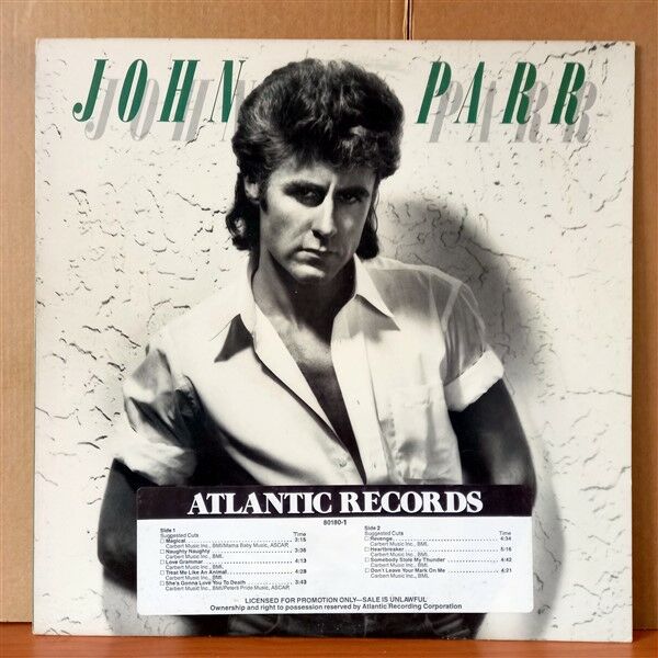 JOHN PARR – JOHN PARR (1984) - LP 2.EL PLAK