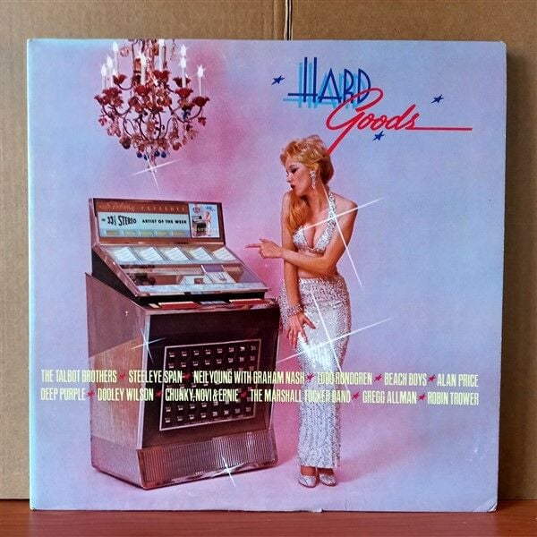 HARD GOODS / THE TALBOT BROTHERS, STEELEYE SPAN, NEIL YOUNG WITH GRAHAM NASH, BEACH BOYS, DEEP PURPLE, GREGG ALLMAN, ROBIN THROWER (1974) - 2LP 2.EL PLAK