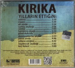KIRIKA - YILLARIN ETTİĞİNİ (2012) - DIGIPACK CD SIFIR