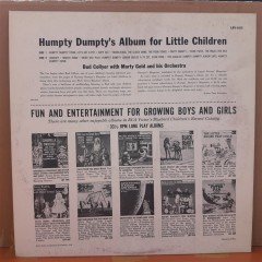 HUMPTY DUMPTY'S ALBUM FOR LITTLE CHILDREN (1958) - LP PLAK 2.EL