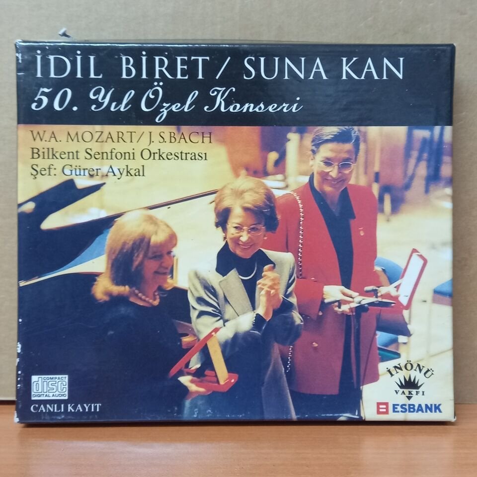 İDİL BİRET, SUNA KAN - 50. YIL ÖZEL KONSERİ - CD 2.EL
