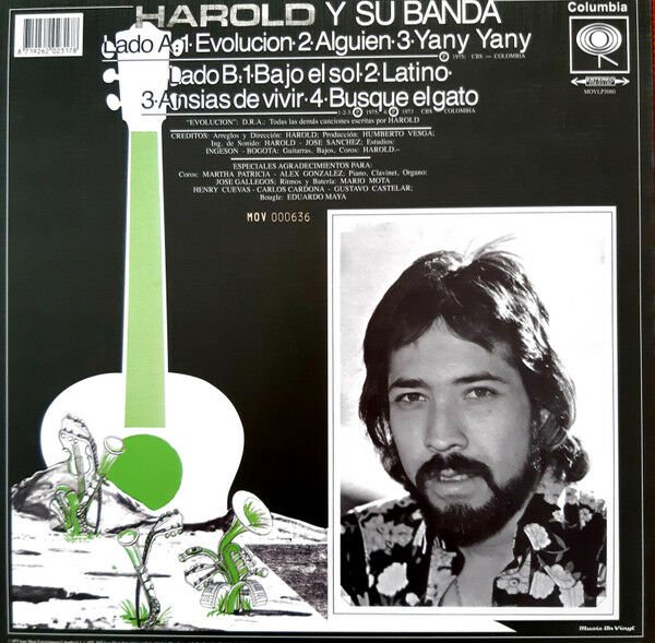 HAROLD Y SU BANDA - EVOLUCION (1975) -  LP 180GR GREEN CLOURED SIFIR PLAK