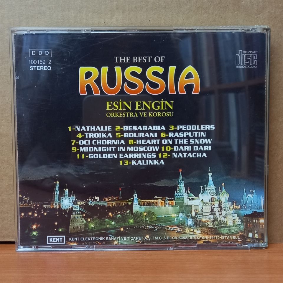 ESİN ENGİN ORKESTRA VE KOROSU - THE BEST OF RUSSIA (1996) - CD 2.EL