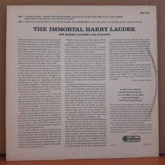 THE IMMORTAL HARRY LAUDER (1959) - LP 2.EL PLAK