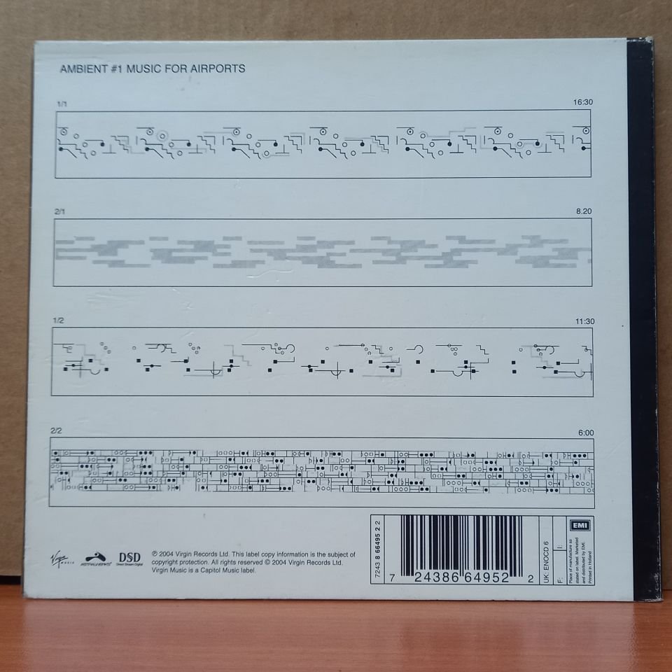 BRIAN ENO - AMBIENT 1 / MUSIC FOR AIRPORTS (2004) - CD 2.EL