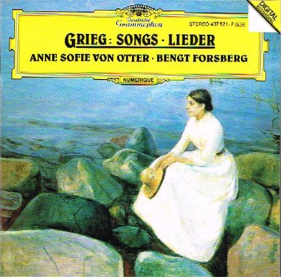 GRIEG - SONGS LIEDER / ANNE SOFIE VON OTTER,BENGT FORSBERG (1993)  - CD 2.EL