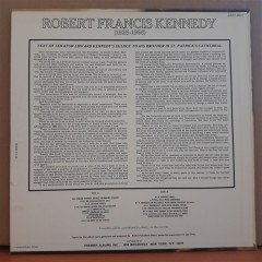 ROBERT FRANCIS KENNEDY (1925-1968) - LP 2.EL PLAK