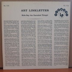 ART LINKLETTER - KIDS SAY THE DARNDEST THINGS! - LP PLAK 2.EL