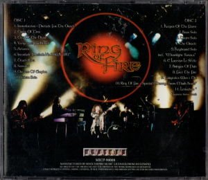 RING OF FIRE – BURNING LIVE IN TOKYO (2002) - 2xCD JAPON BASKI 2.EL