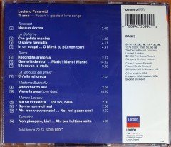 LUCIANO PAVAROTTI - TI AMO / PUCCINI'S GREAT LOVE SONGS (1993) LONDON CD 2.EL