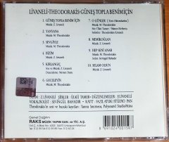 ZÜLFÜ LİVANELİ / MİKİS THEODORAKIS - GÜNEŞ TOPLA BENİM İÇİN - CD 2.EL