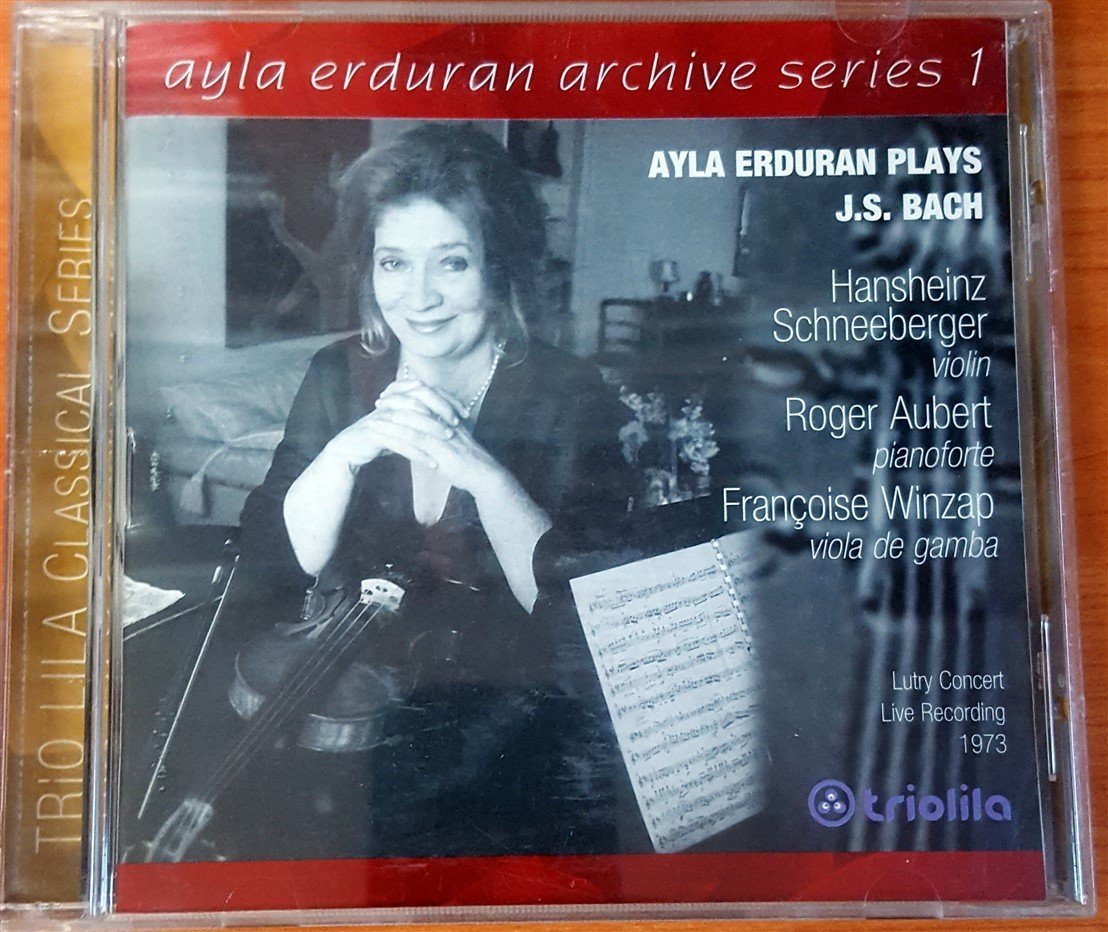 AYLA ERDURAN PLAYS J.S. BACH - AYLA ERDURAN ARCHIVE SERIES-1 CD 2.EL